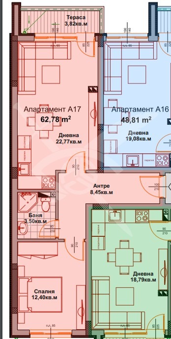 Продава 2-СТАЕН, гр. Айтос, област Бургас
