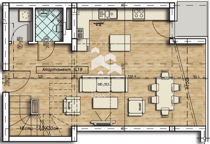 Продава МЕЗОНЕТ, гр. София, Стрелбище, снимка 2 - Aпартаменти - 49258286