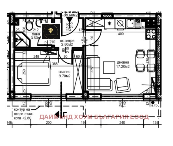 In vendita  1 camera da letto Plovdiv , Hristo Smirnenski , 48 mq | 46087723 - Immagine [2]
