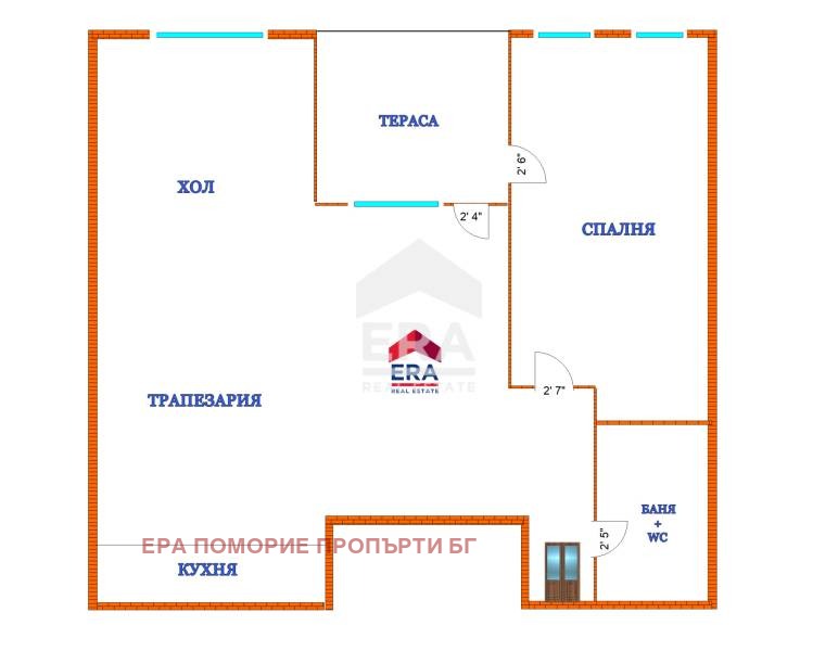 Till salu  1 sovrum region Burgas , Aheloi , 83 kvm | 57199378 - bild [10]