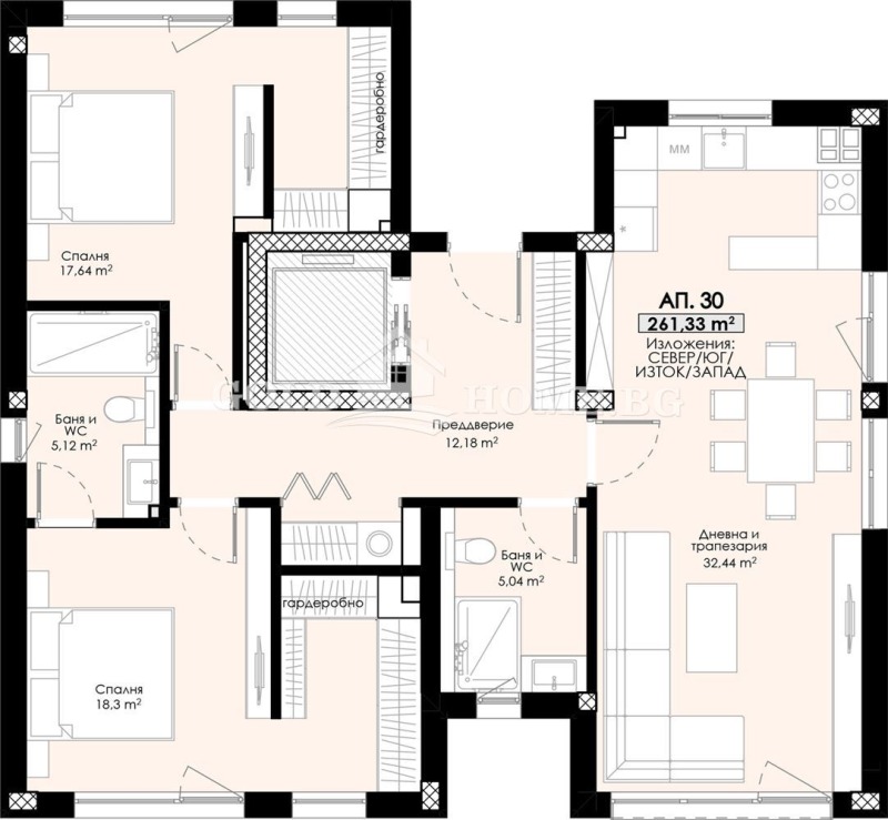 Продава 3-СТАЕН, гр. Пловдив, Христо Смирненски, снимка 6 - Aпартаменти - 47497167