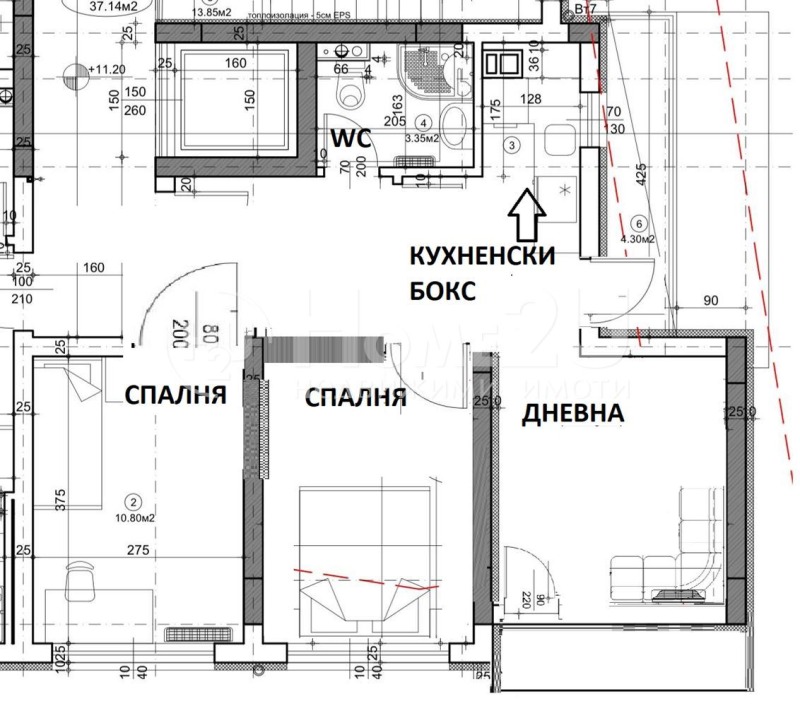 Zu verkaufen  2 Schlafzimmer Sofia , Ljulin - zentar , 76 qm | 64180450 - Bild [9]