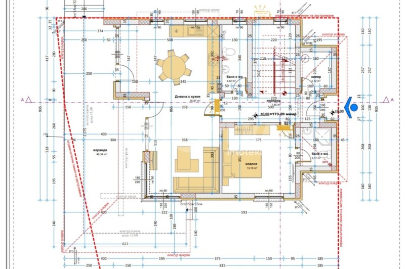 На продаж  Будинок область Варна , Приселци , 230 кв.м | 42759771 - зображення [4]