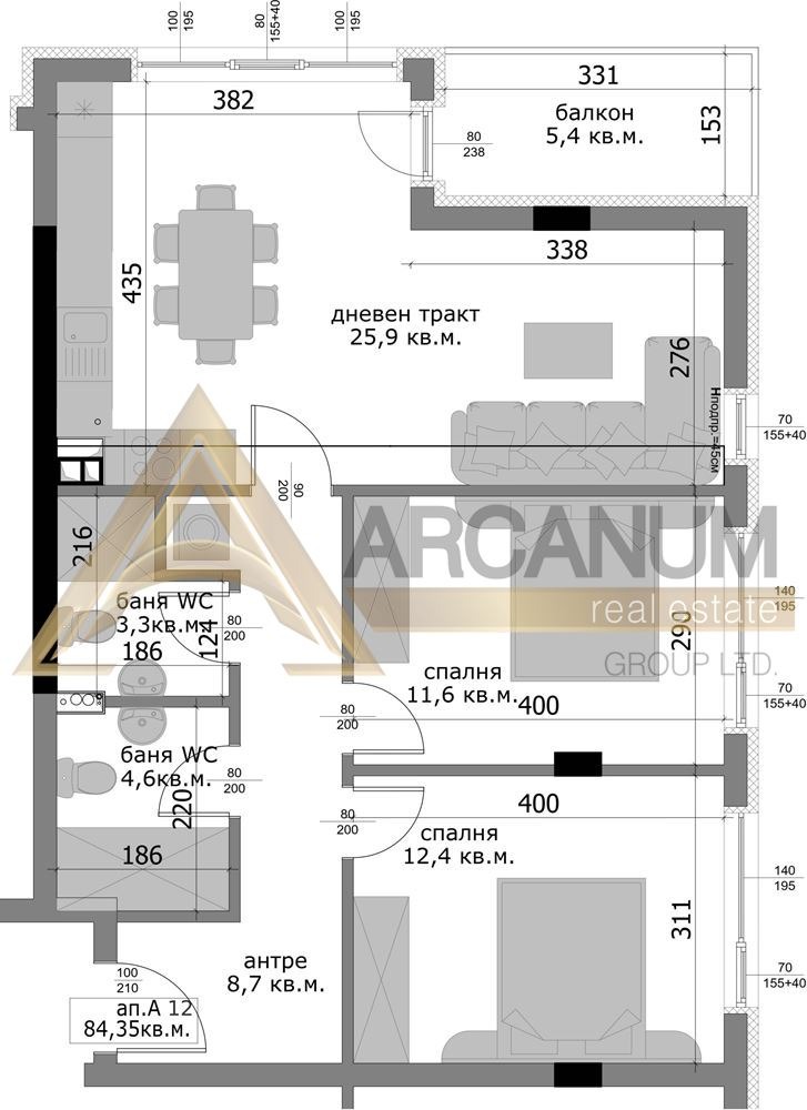 Продава 3-СТАЕН, гр. Варна, Владислав Варненчик 1, снимка 3 - Апартаменти - 55224303