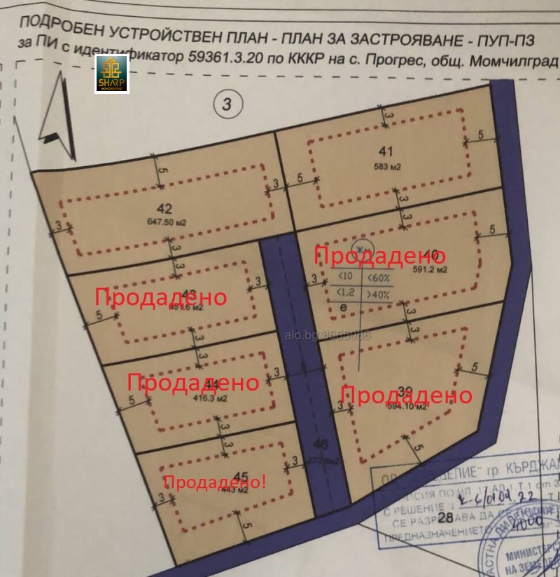 Продава ПАРЦЕЛ, гр. Момчилград, област Кърджали, снимка 1 - Парцели - 46005901