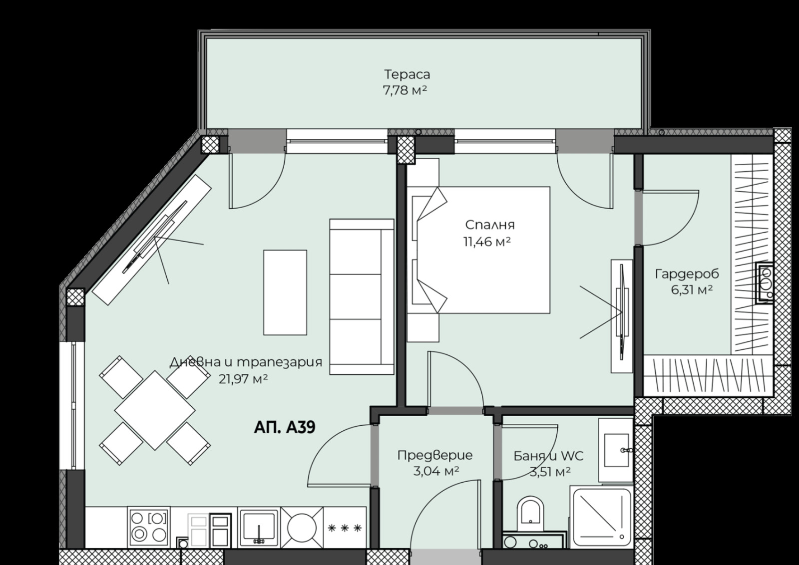 Продава 2-СТАЕН, гр. Пловдив, Христо Смирненски, снимка 9 - Апартаменти - 54700726