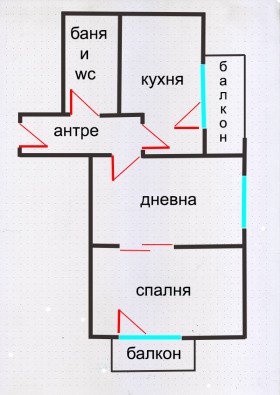 1 спаваћа соба Западен парк, Софија 13