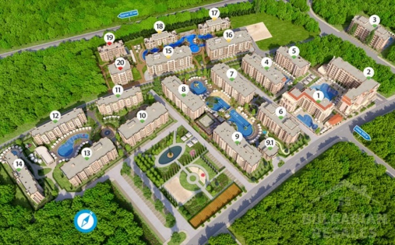 Satılık  Stüdyo bölge Burgaz , k.k. Slançev bryag , 39 metrekare | 28877612 - görüntü [2]