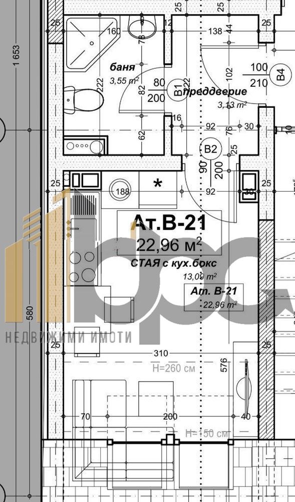 Продава 1-СТАЕН, гр. София, Дружба 1, снимка 2 - Апартаменти - 52494195