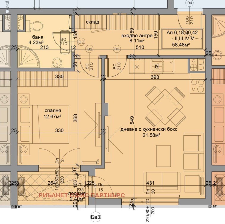 Satılık  1 yatak odası Sofia , Drujba 1 , 71 metrekare | 76172108 - görüntü [2]