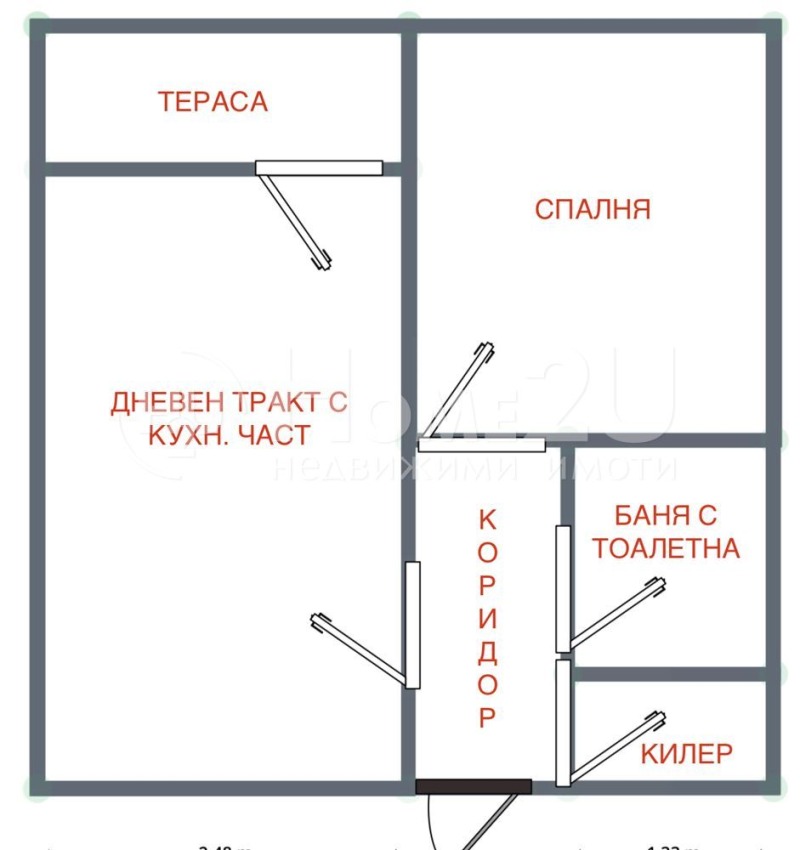 Satılık  1 yatak odası Varna , Troşevo , 52 metrekare | 36239203 - görüntü [7]