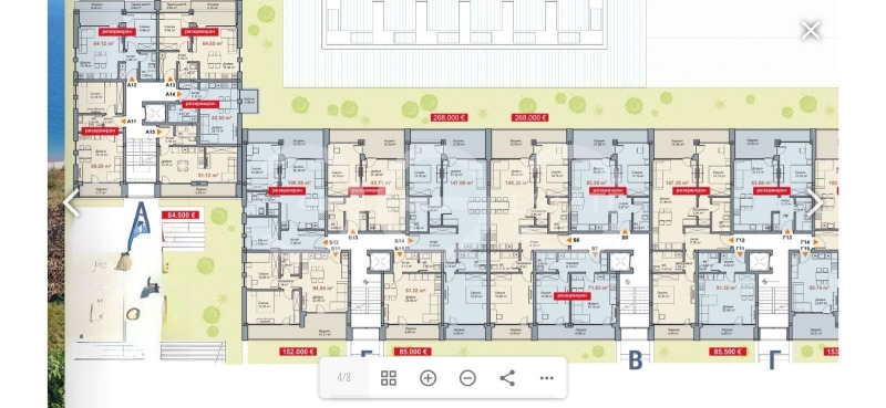 À vendre  1 chambre Varna , m-t Alen mak , 52 m² | 26234207 - image [2]