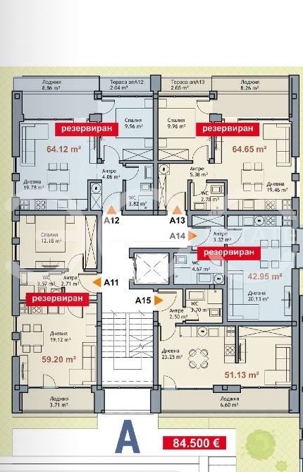 À vendre  1 chambre Varna , m-t Alen mak , 52 m² | 26234207 - image [3]