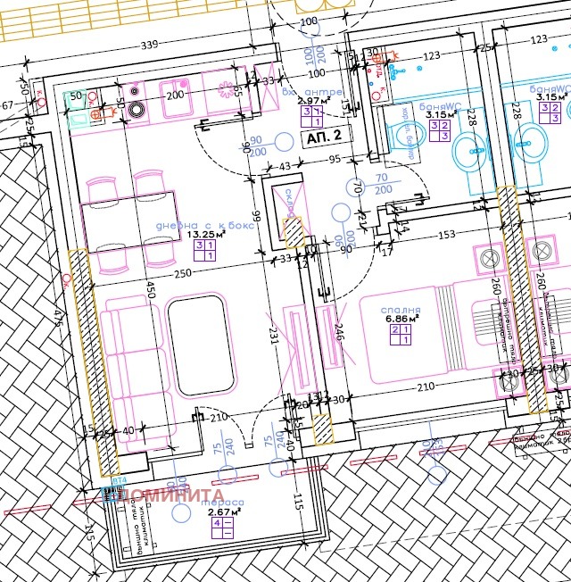 Продава 2-СТАЕН, гр. Приморско, област Бургас, снимка 3 - Апартаменти - 54328215