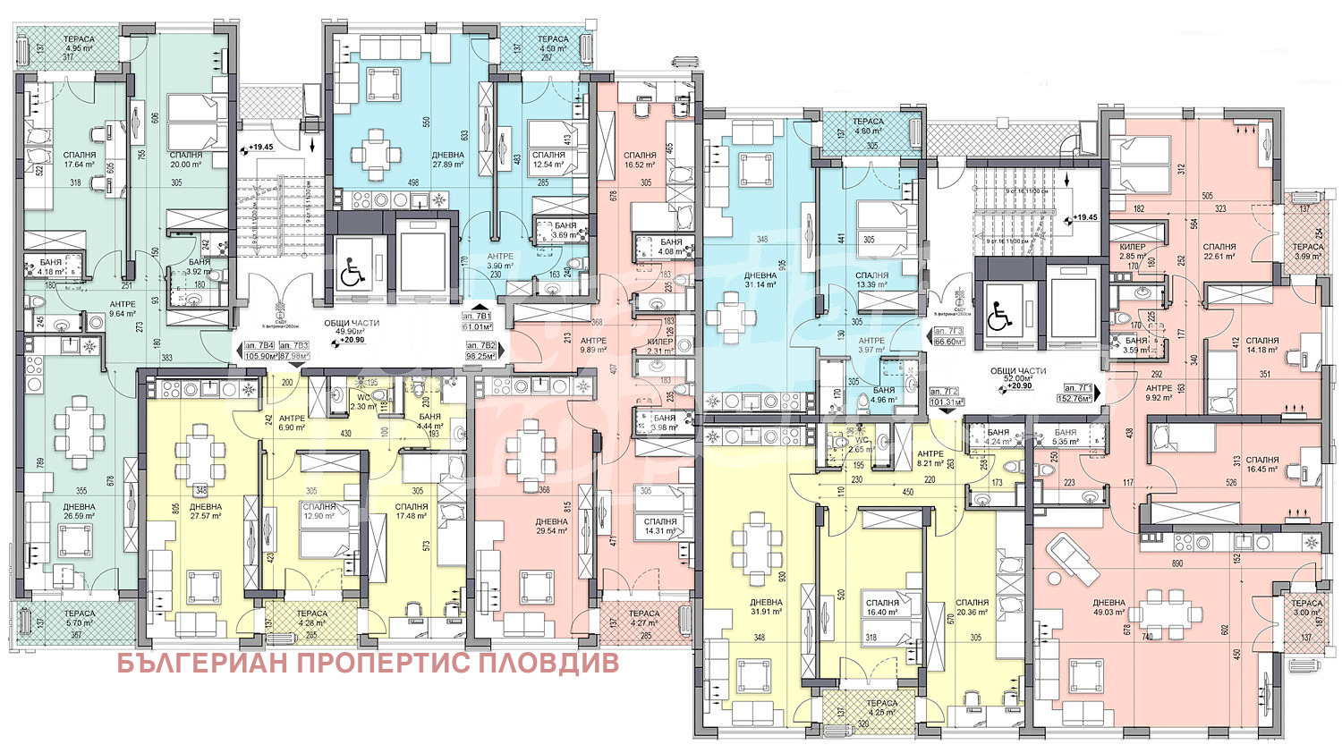 Продава 2-СТАЕН, гр. Пловдив, Гагарин, снимка 16 - Апартаменти - 53988782