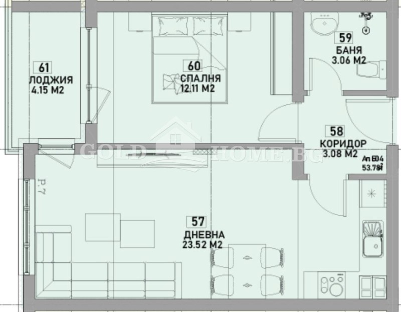 Продава 2-СТАЕН, гр. Пловдив, Беломорски, снимка 2 - Апартаменти - 53071745