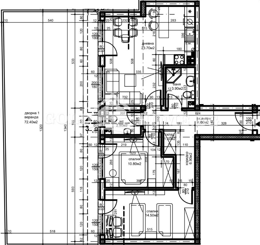 Продава 3-СТАЕН, гр. Пловдив, Беломорски, снимка 6 - Апартаменти - 54289737