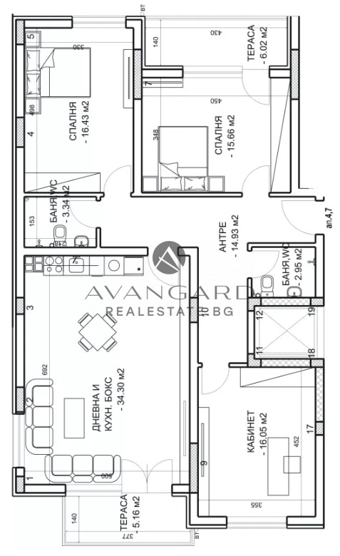 Продава 4-СТАЕН, гр. Пловдив, Център, снимка 2 - Апартаменти - 53150667