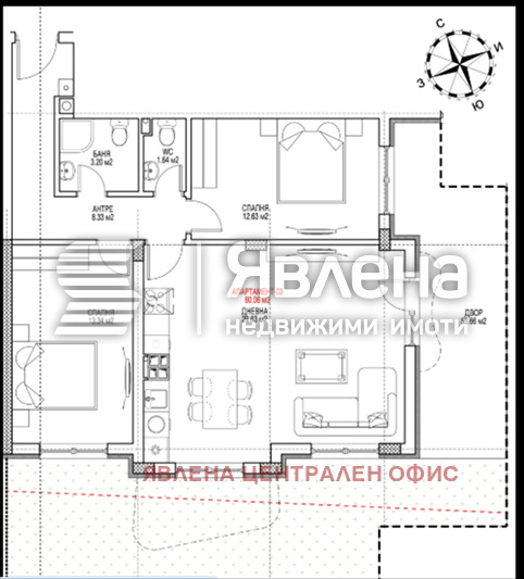 Продава 3-СТАЕН, гр. София, Витоша, снимка 5 - Апартаменти - 53501379