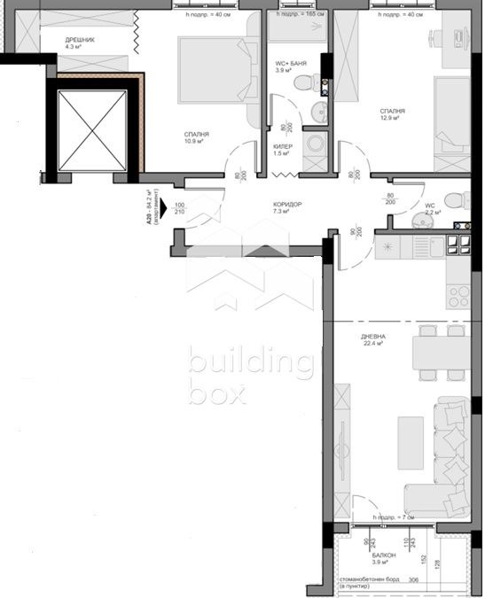 Продава 3-СТАЕН, гр. Варна, Владислав Варненчик 1, снимка 2 - Апартаменти - 54453005