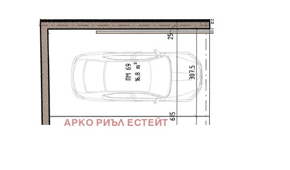 Продава ГАРАЖ, ПАРКОМЯСТО, гр. София, Малинова долина, снимка 2 - Гаражи и паркоместа - 54287434