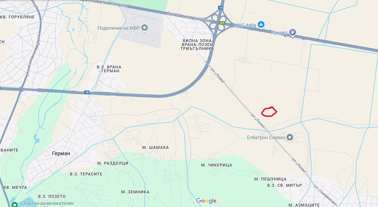 Продава ПАРЦЕЛ, гр. София, с. Лозен, снимка 2 - Парцели - 55697308