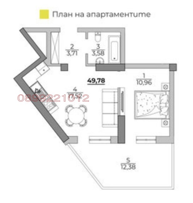 Продава 2-СТАЕН, гр. Варна, м-т Ален мак