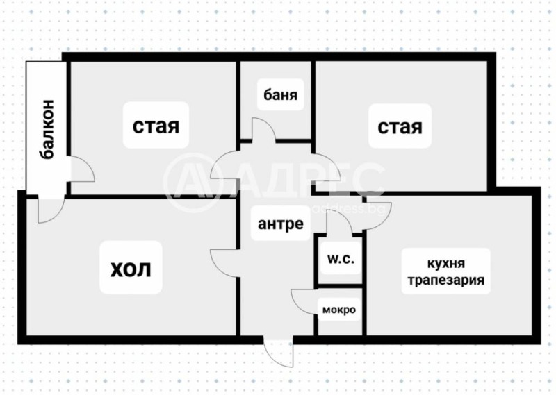 Продава 3-СТАЕН, гр. София, Хаджи Димитър, снимка 4 - Aпартаменти - 47189422