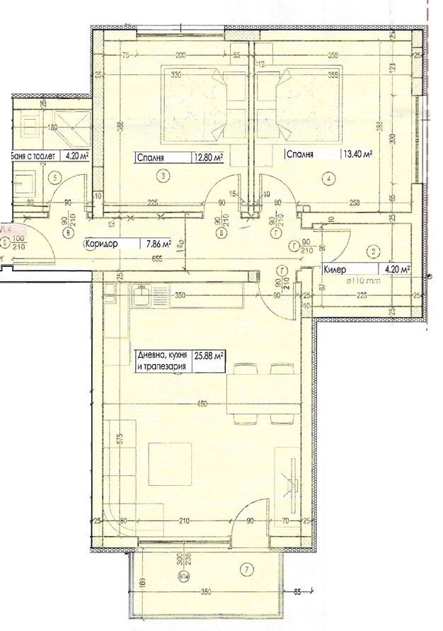 Продава 3-СТАЕН, гр. Варна, м-т Долна Трака, снимка 6 - Апартаменти - 52604606