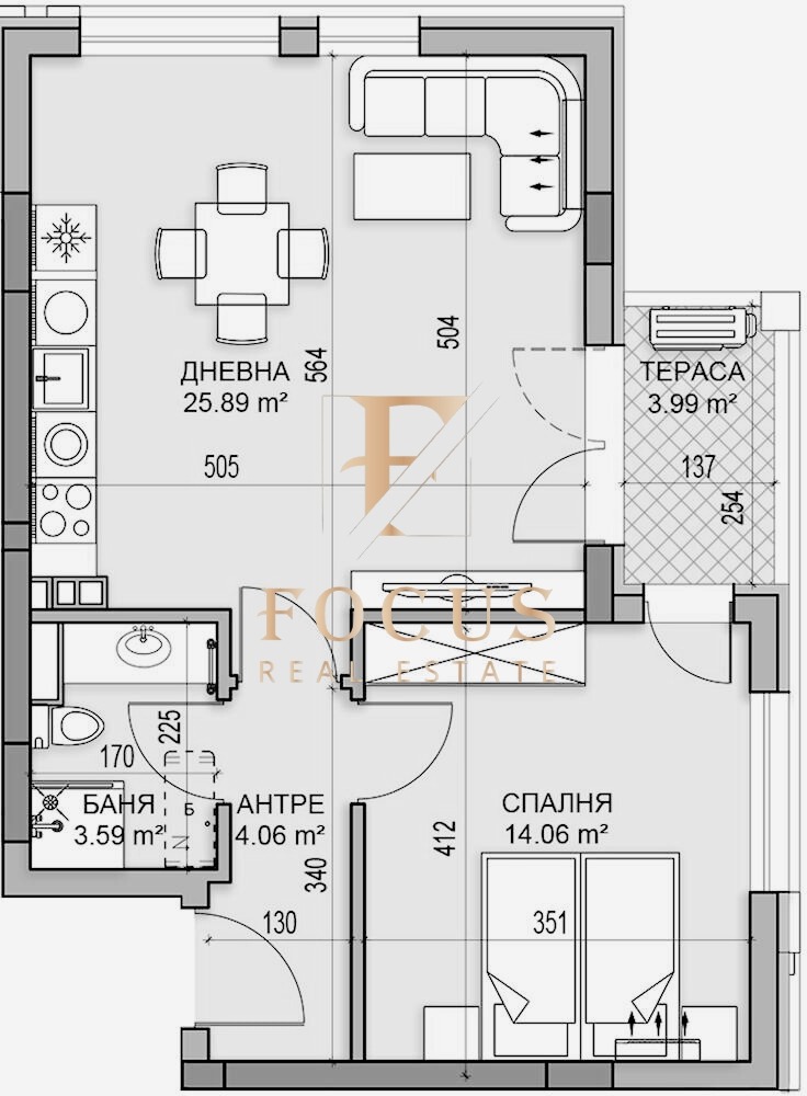 Продава 2-СТАЕН, гр. Пловдив, Гагарин, снимка 4 - Апартаменти - 52815153