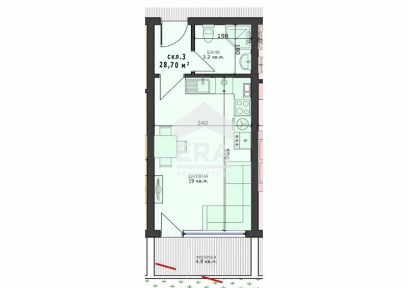 For Sale  Studio Varna , Vazrazhdane 4 , 32 sq.m | 47027716 - image [2]
