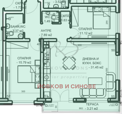 Eladó  2 hálószobás Plovdiv , Mladezski Halm , 103 négyzetméter | 92792187