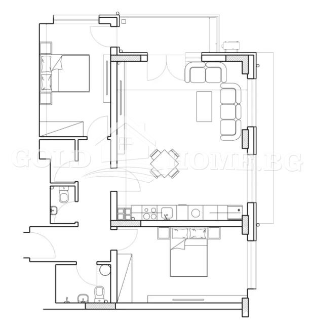 Продава 3-СТАЕН, гр. Пловдив, Младежки Хълм, снимка 7 - Апартаменти - 56223072