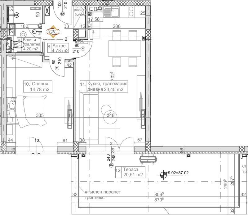 De vânzare  1 dormitor Varna , c.c. Slânciev den , 97 mp | 52957286 - imagine [4]