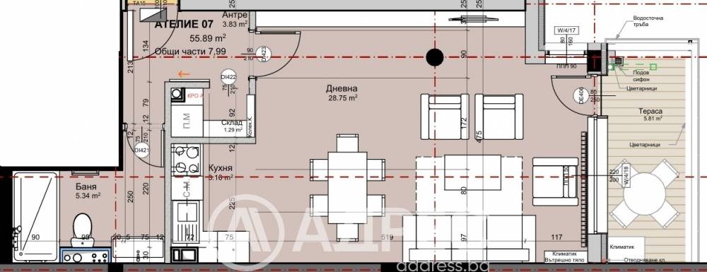 Продава 1-СТАЕН, гр. София, Красно село, снимка 3 - Апартаменти - 54042086