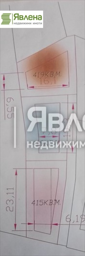 Til salgs  Plott region Sofia , Kostinbrod , 1454 kvm | 47849305 - bilde [3]