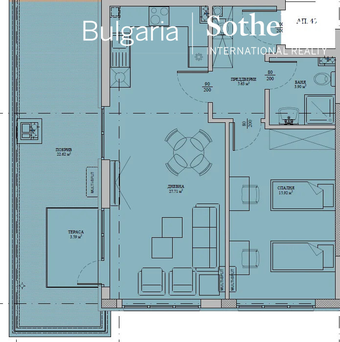 Продава 2-СТАЕН, гр. София, Малинова долина, снимка 9 - Апартаменти - 54246558