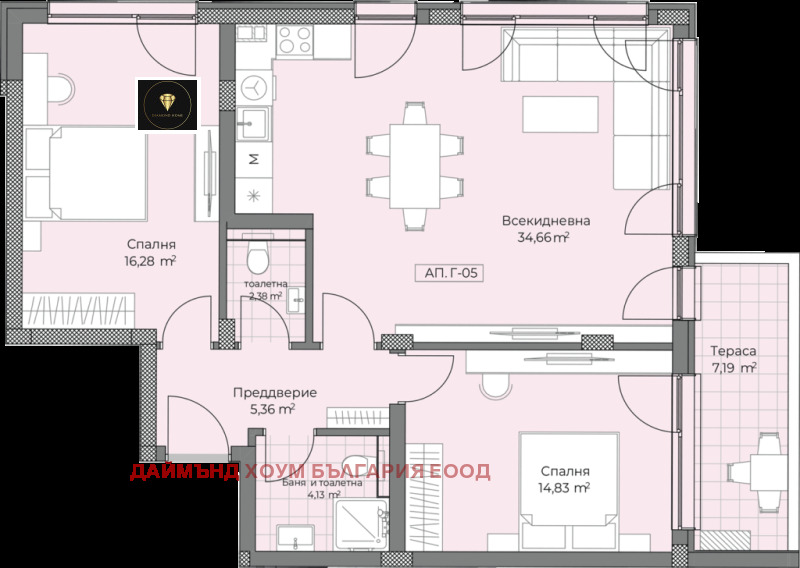 Продава 3-СТАЕН, гр. Пловдив, Остромила, снимка 2 - Aпартаменти - 49314132