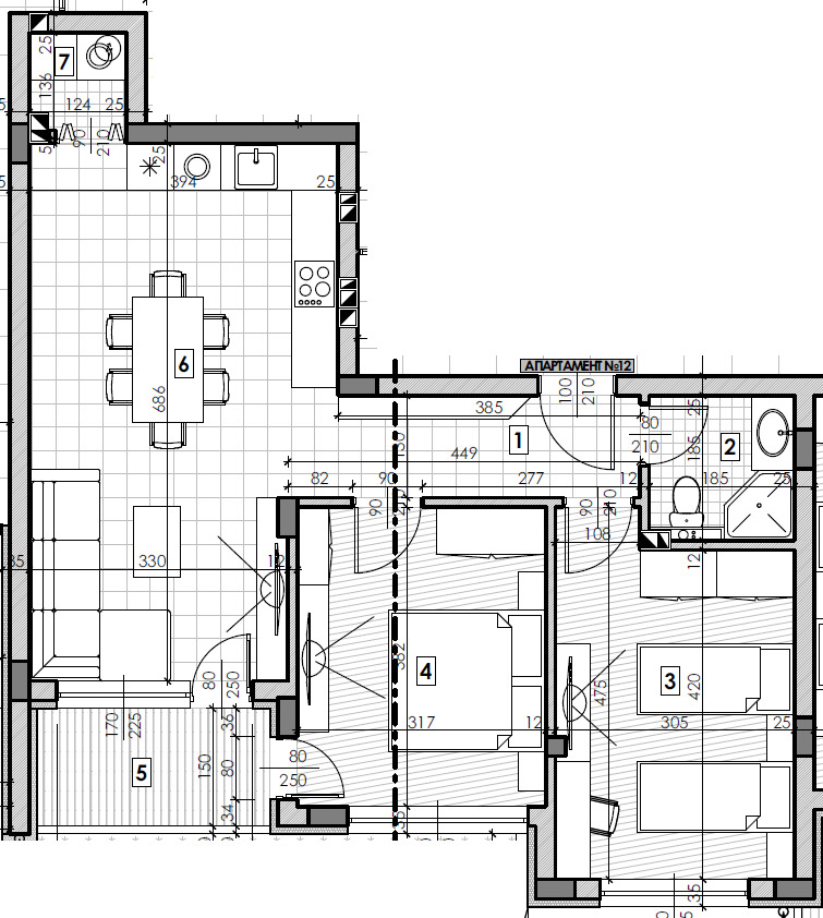 Продава 3-СТАЕН, гр. Шумен, Пазара, снимка 3 - Апартаменти - 53524188