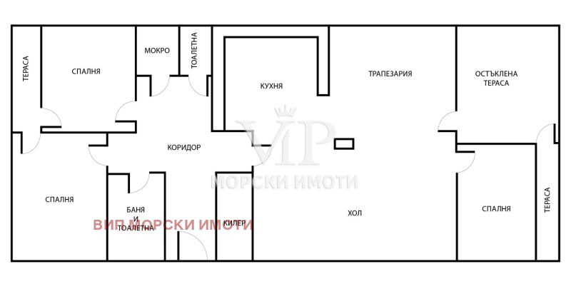 Продава 4-СТАЕН, гр. Бургас, Лазур, снимка 2 - Апартаменти - 52657780