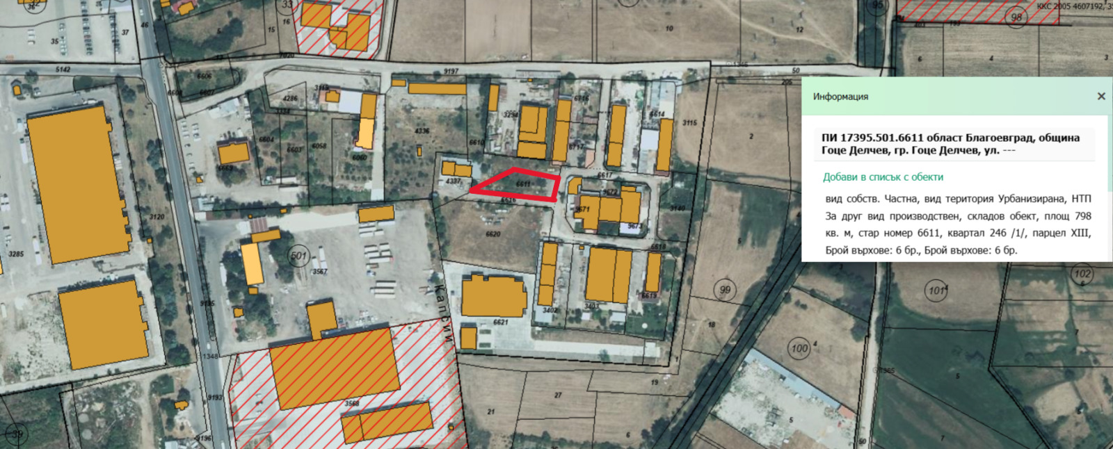 Продава ПАРЦЕЛ, гр. Гоце Делчев, област Благоевград, снимка 2 - Парцели - 53673746