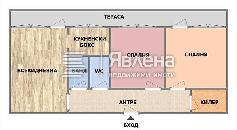 Προς πώληση  2 υπνοδωμάτια Βαρνα , Αβτογαρα , 67 τ.μ | 86703787