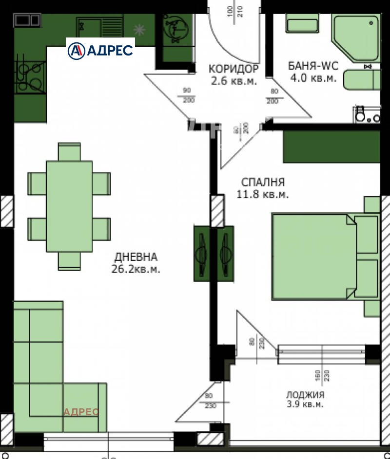 Продава 2-СТАЕН, гр. Варна, Кайсиева градина, снимка 4 - Апартаменти - 51139241