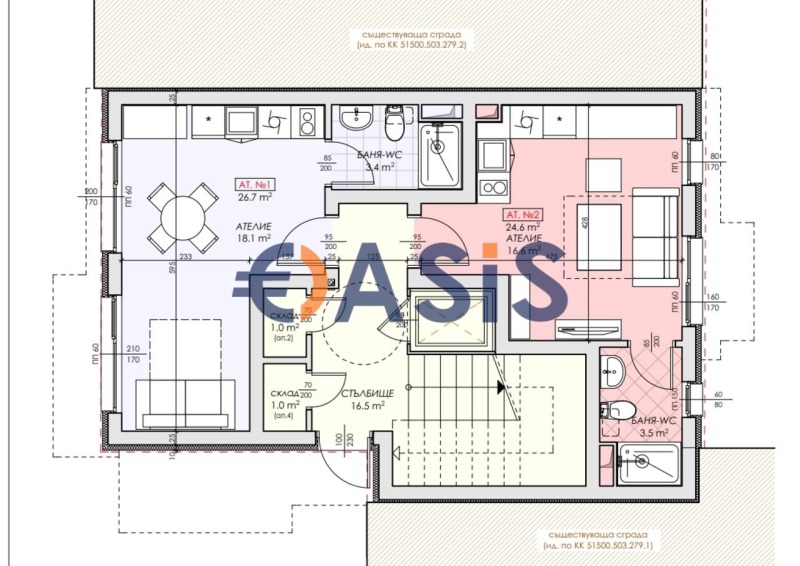 Продава 2-СТАЕН, гр. Несебър, област Бургас, снимка 12 - Апартаменти - 52265715