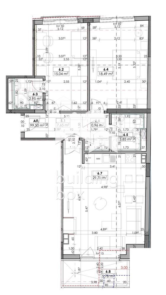 Продава 3-СТАЕН, гр. София, Оборище, снимка 3 - Aпартаменти - 47225989