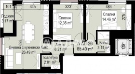 3-стаен град София, Левски В 4