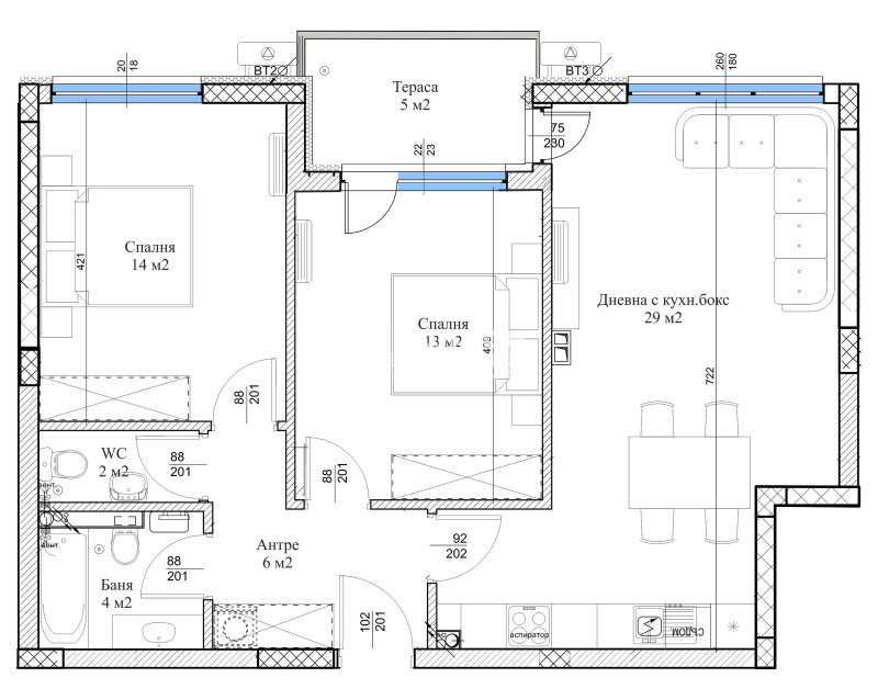 Продава 3-СТАЕН, гр. Пловдив, Остромила, снимка 1 - Aпартаменти - 47373753