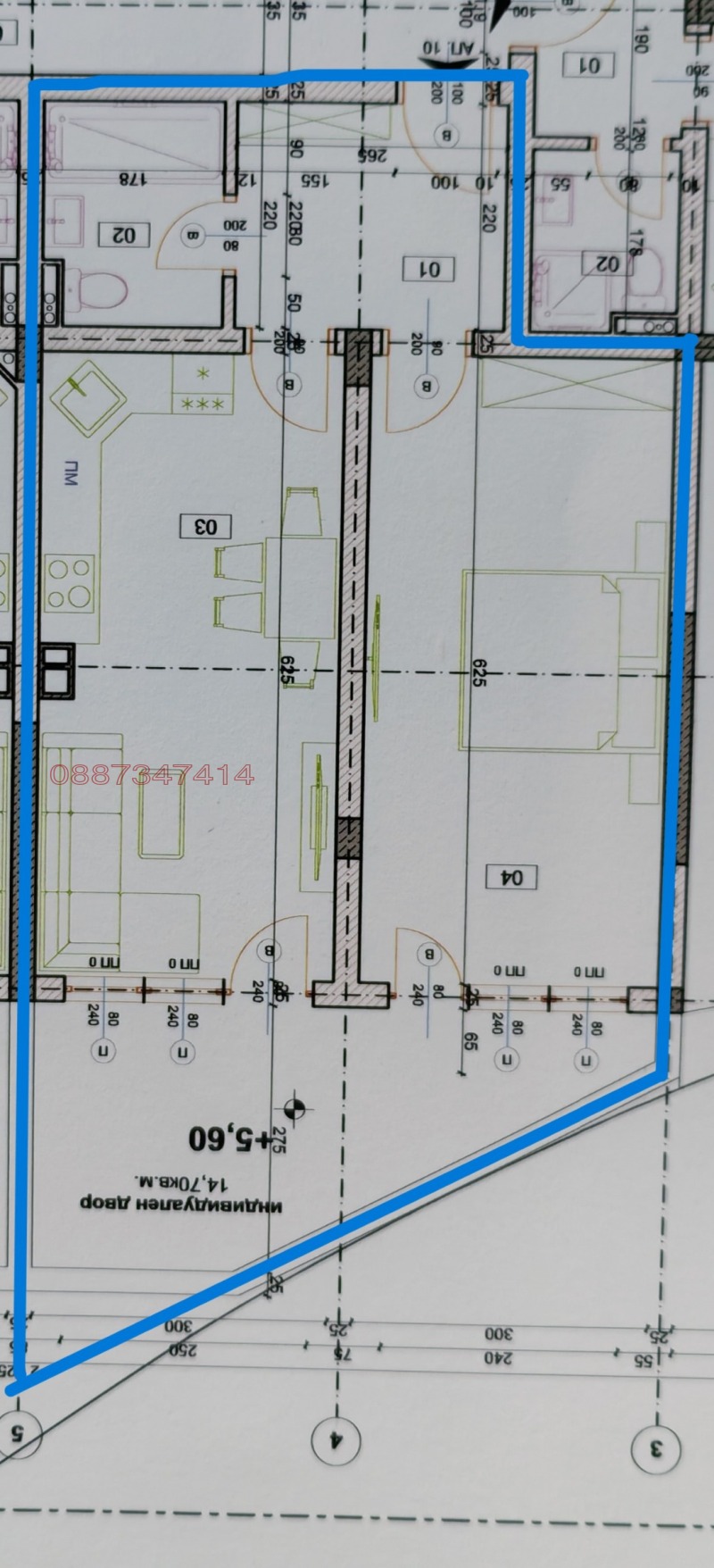 Продава 3-СТАЕН, гр. Благоевград, Освобождение, снимка 2 - Апартаменти - 53497318