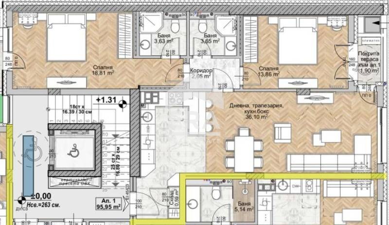 Продава 3-СТАЕН, гр. София, Люлин 8, снимка 4 - Апартаменти - 53073110