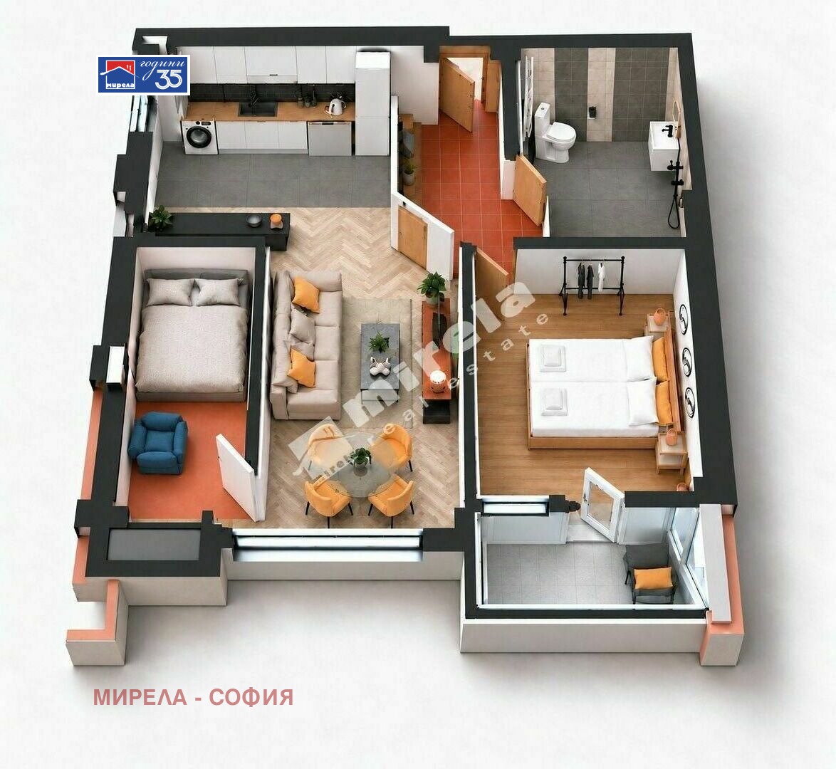 Продава 2-СТАЕН, гр. София, Слатина, снимка 5 - Апартаменти - 56127909